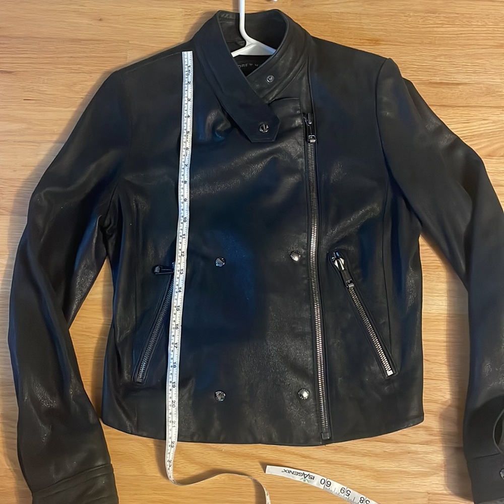 Women’s Genuine Leather Andrew Marc Jacket, pebbled black, size M - Picture 17 of 17